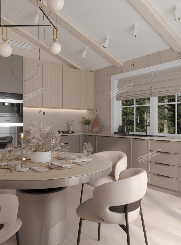 Дом из клееного бруса VZ-374